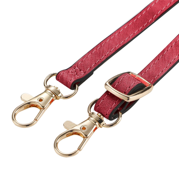 Geometric Zipper Wallet Side Buckle Leather Phone Case with Crossbody Lanyard, For iPhone 11 Pro