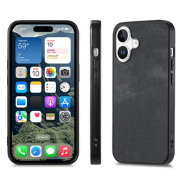 Vintage Leather PC Back Cover Phone Case, For iPhone 16, For iPhone 15 Pro Max, For iPhone 15 Pro, For iPhone 15 Plus, For iPhone 15, For iPhone 14 Plus, For iPhone 14, For iPhone 14 Pro
