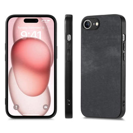 Vintage Leather PC Back Cover Phone Case, For iPhone 17e / 16e, For iPhone 17 Pro Max, For iPhone 17 Pro, For iPhone 17, For iPhone Air, For iPhone 16 Pro Max, For iPhone 16 Pro, For iPhone 16 Plus