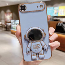 Load image into Gallery viewer, Electroplating Astronaut Holder Phone Case, For iPhone 17e / 16e, For iPhone 17 Pro Max, For iPhone 17 Pro, For iPhone 17, For iPhone Air, For iPhone 16 Pro Max, For iPhone 16 Pro, For iPhone 16 Plus