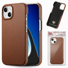 Load image into Gallery viewer, Litchi Oil Edge Leather Back Phone Case, For iPhone 15 Pro Max, For iPhone 15 Pro, For iPhone 15 Plus, For iPhone 15