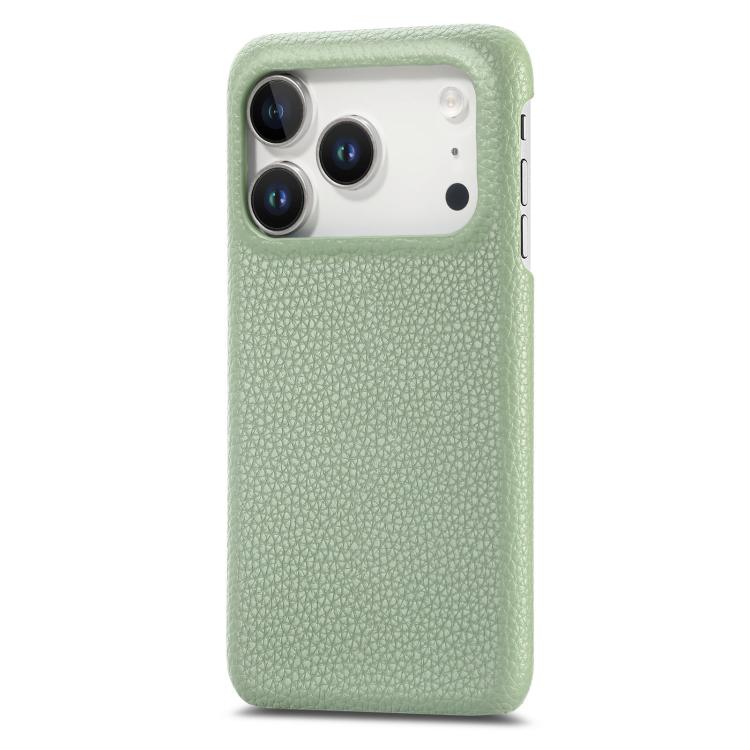 Litchi Oil Edge Leather Back Phone Case, For iPhone 18 Pro, For iPhone 15 Pro Max, For iPhone 15 Pro, For iPhone 15 Plus
