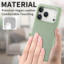 Load image into Gallery viewer, Litchi Oil Edge Leather Back Phone Case, For iPhone 18 Pro, For iPhone 15 Pro Max, For iPhone 15 Pro, For iPhone 15 Plus