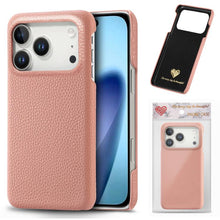 Load image into Gallery viewer, Litchi Oil Edge Leather Back Phone Case, For iPhone 18 Pro, For iPhone 15 Pro Max, For iPhone 15 Pro, For iPhone 15 Plus