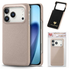 Load image into Gallery viewer, Litchi Oil Edge Leather Back Phone Case, For iPhone 18 Pro, For iPhone 15 Pro Max, For iPhone 15 Pro, For iPhone 15 Plus