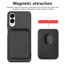 Carbon Fiber Leather Card Magsafe Phone Case, For iPhone 17e / 16e, For iPhone 17 Pro Max, For iPhone 17 Pro, For iPhone 17, For iPhone Air, For iPhone 16 Pro Max, For iPhone 16 Pro, For iPhone 16 Plus, For iPhone 16