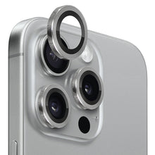 Load image into Gallery viewer, NORTHJO Camera Lens Protector Tempered Glass CD Vein Metal Ring Film, For iPhone 15 Pro / 15 Pro Max