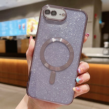 Load image into Gallery viewer, Glitter Electroplating MagSafe TPU Phone Case, For iPhone 7 Plus / 8 Plus