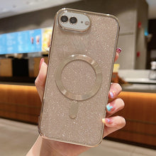 Load image into Gallery viewer, Glitter Electroplating MagSafe TPU Phone Case, For iPhone 7 Plus / 8 Plus