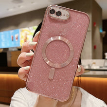 Load image into Gallery viewer, Glitter Electroplating MagSafe TPU Phone Case, For iPhone 7 Plus / 8 Plus
