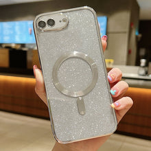 Load image into Gallery viewer, Glitter Electroplating MagSafe TPU Phone Case, For iPhone 7 Plus / 8 Plus