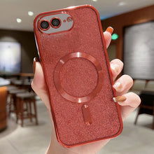 Load image into Gallery viewer, Glitter Electroplating MagSafe TPU Phone Case, For iPhone 7 Plus / 8 Plus