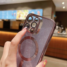 Load image into Gallery viewer, Glitter Electroplating MagSafe TPU Phone Case, For iPhone 7 Plus / 8 Plus