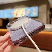 Load image into Gallery viewer, Glitter Electroplating MagSafe TPU Phone Case, For iPhone 7 Plus / 8 Plus