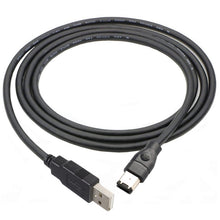 Load image into Gallery viewer, JUNSUNMAY Firewire IEEE 1394 6 Pin Male to USB 2.0 Male Adaptor Convertor Cable Cord, 1.8m, 3m, 4.5m