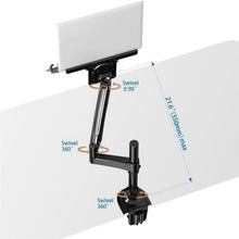 Load image into Gallery viewer, NB H100-FP For 10-17 inch Gas Spring Mechanism Full Motion Arm VESA Board Desktop Laptop Bracket, NB H100-FP