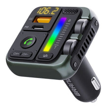 Load image into Gallery viewer, MT04 Car Bluetooth Adapter Type-C + USB Car Charger FM Transmitter HiFi Music MP3 Player, MT04