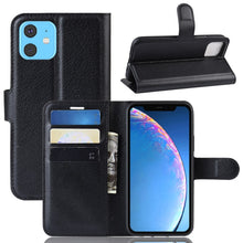 Load image into Gallery viewer, Litchi Texture Horizontal Flip Leather Case for iPhone XIR 2019, with Wallet &amp; Holder &amp; Card Slots, For iPhone 11, For XIR 2019