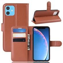 Load image into Gallery viewer, Litchi Texture Horizontal Flip Leather Case for iPhone XIR 2019, with Wallet &amp; Holder &amp; Card Slots, For iPhone 11, For XIR 2019