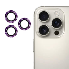 Load image into Gallery viewer, ENKAY 9H Rear Lens Aluminium Alloy Tempered Glass Film, For iPhone 16 Pro / 16 Pro Max