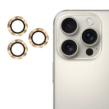 Load image into Gallery viewer, ENKAY 9H Rear Lens Aluminium Alloy Tempered Glass Film, For iPhone 16 Pro / 16 Pro Max