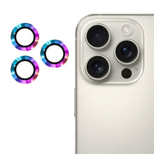 Load image into Gallery viewer, ENKAY 9H Rear Lens Aluminium Alloy Tempered Glass Film, For iPhone 16 Pro / 16 Pro Max