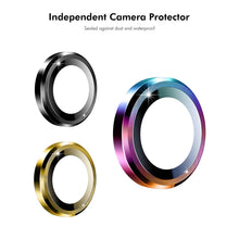 Load image into Gallery viewer, ENKAY 9H Rear Lens Aluminium Alloy Tempered Glass Film, For iPhone 16 Pro / 16 Pro Max
