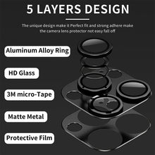 Load image into Gallery viewer, ENKAY Anti-reflection Camera Lens Aluminium Alloy Tempered Glass Film, For iPhone 16 Pro / 16 Pro Max