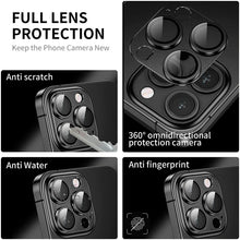 Load image into Gallery viewer, ENKAY Anti-reflection Camera Lens Aluminium Alloy Tempered Glass Film, For iPhone 16 Pro / 16 Pro Max