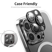 Load image into Gallery viewer, ENKAY Anti-reflection Camera Lens Aluminium Alloy Tempered Glass Film, For iPhone 16 Pro / 16 Pro Max