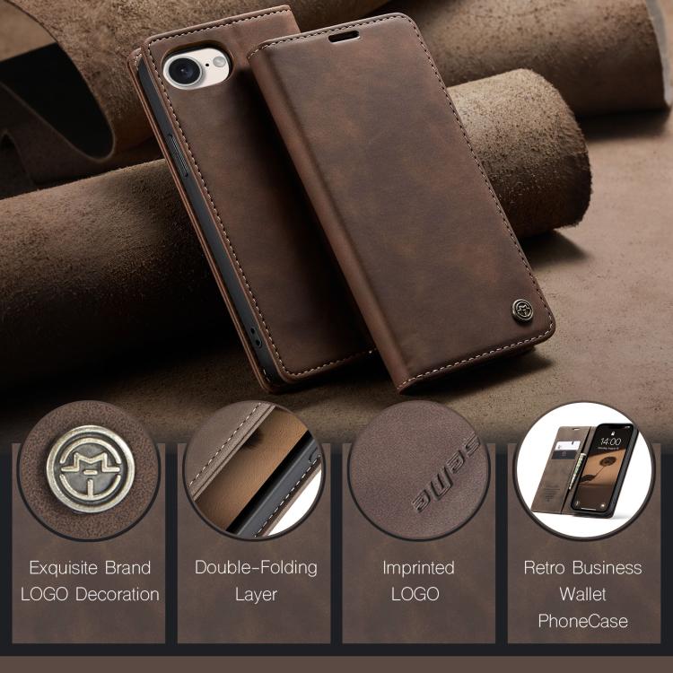 CaseMe 013 Multifunctional Horizontal Flip Leather Phone Case, For iPhone 17e / 16e