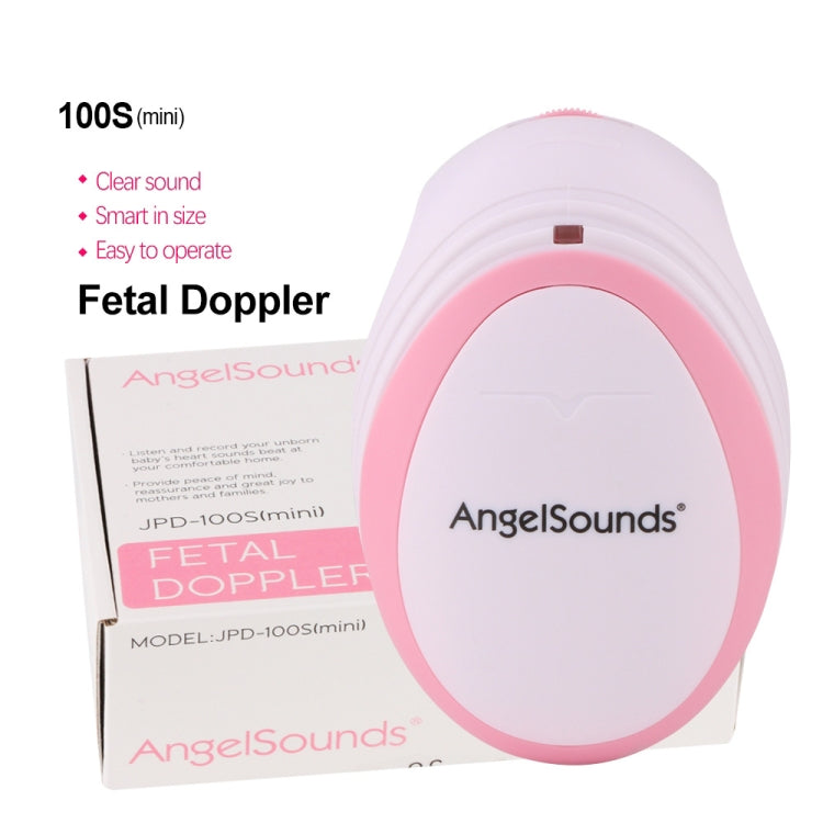 JPD-100S Mini Household Fetal Doppler Prenatal Pocket Baby Ultrasound Detector Angel Sound Heartbeat Pregnant Doppler Monitor, JPD-100S (Green), JPD-100S (Pink)