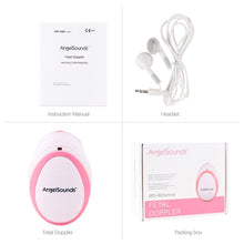 Load image into Gallery viewer, JPD-100S Mini Household Fetal Doppler Prenatal Pocket Baby Ultrasound Detector Angel Sound Heartbeat Pregnant Doppler Monitor, JPD-100S (Green), JPD-100S (Pink)