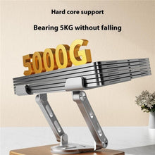 Load image into Gallery viewer, J27 Desktop Foldable Rotating Wooden Base Tablets Laptops Metal Cooling Holder, J27