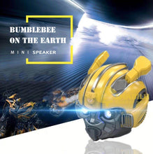 Load image into Gallery viewer, 5.0 Bluetooth Speaker, Bumblebee Cartoon Speaker, Support TF, FM Function, Metal Material