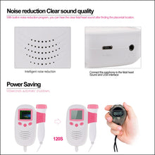 Load image into Gallery viewer, RZ-100S9 LED Fetal Doppler Ultrasound Sound Baby Heartbeat Detector Monitor Digital Prenatal Pocket Fetal Doppler Stethoscope, RZ-100S9
