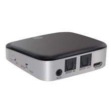 Load image into Gallery viewer, 2 in 1 Fiber Optic Bluetooth 5.0 Audio Receiver/Transmitter, black