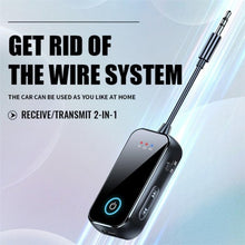 Load image into Gallery viewer, T80 2-in-1 Car AUX / TV / Speakers Wireless Bluetooth-Compatible 5.4 Receiver / Transmitter