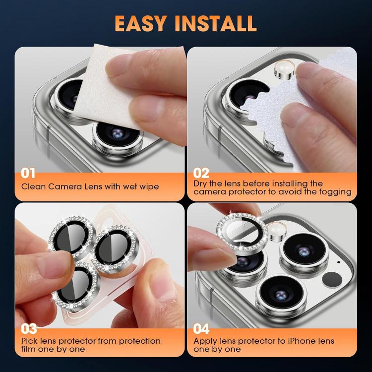 Kalebol Individual Camera Lens Diamond Ring Protector, For Samsung Galaxy Z Fold7 5G, For Samsung Galaxy Z Flip7 5G, For Samsung Galaxy S25 Edge 5G, For Samsung Galaxy A06 5G, For Samsung Galaxy A56 5G, For Samsung Galaxy A26 5G, For Samsung Galaxy A36...