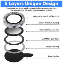 Load image into Gallery viewer, Kalebol Individual Camera Lens Diamond Ring Protector