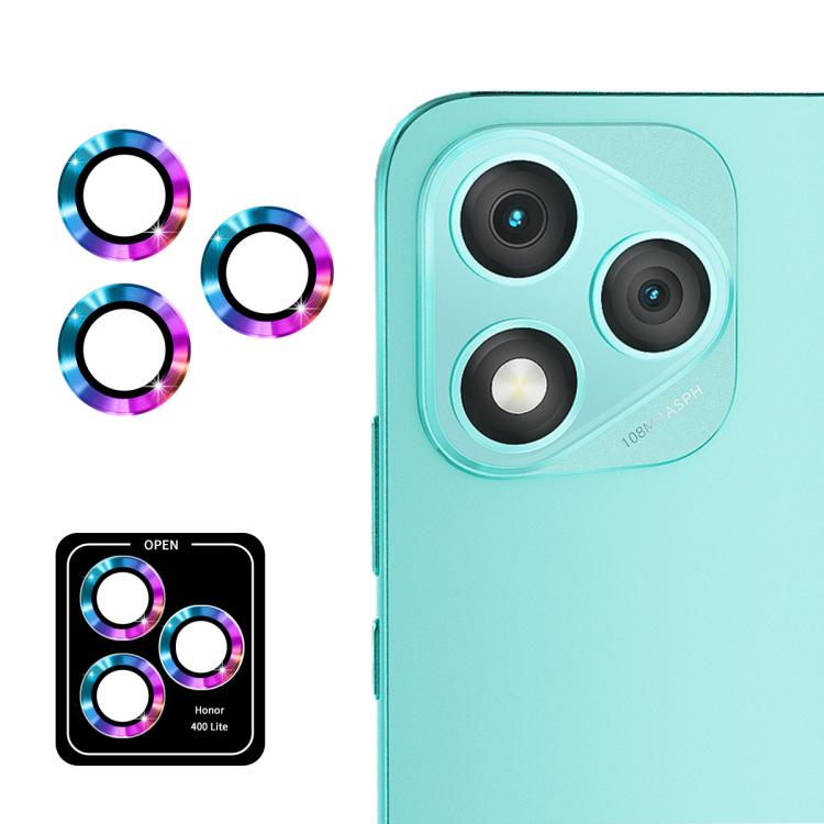 ENKAY Hat-Prince 9H Rear Camera Lens Aluminium Alloy Tempered Glass Film, For Honor Magic V Flip 2, For Honor 400 Lite