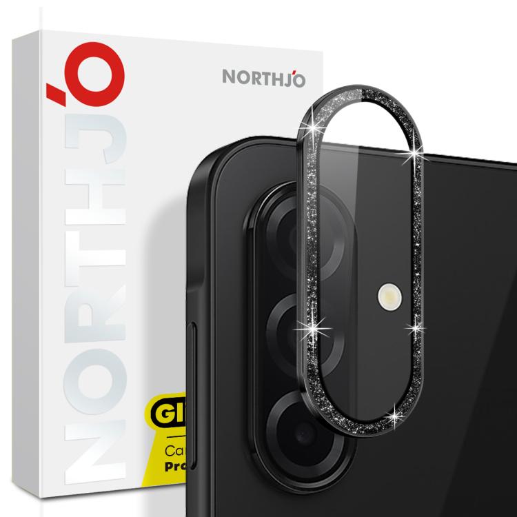 NORTHJO 1 Set Camera Lens Protector Glitter Metal Ring Film