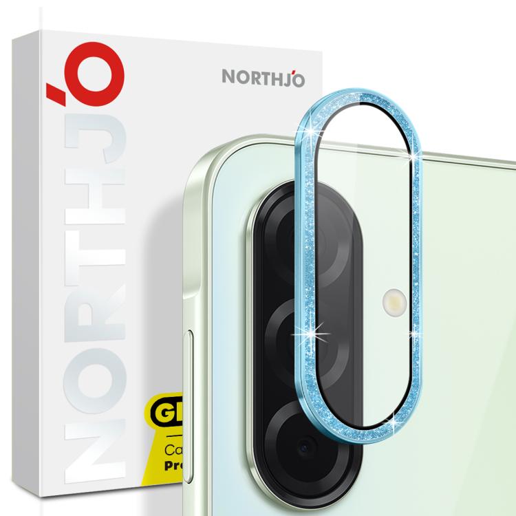 NORTHJO 1 Set Camera Lens Protector Glitter Metal Ring Film