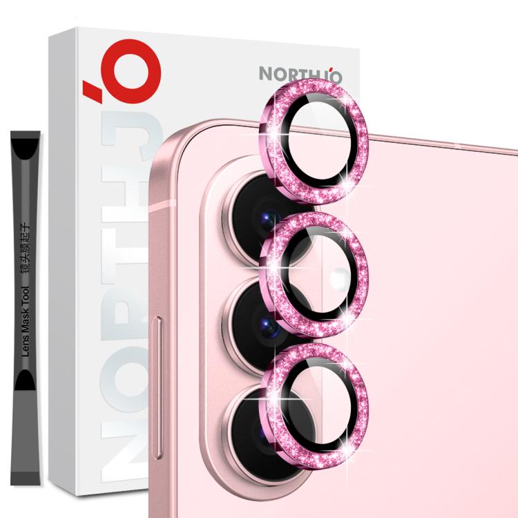 NORTHJO 1 Set Camera Lens Protector Glitter Metal Ring Film, For Samsung Galaxy S26+ 5G, For Samsung Galaxy S26 Ultra 5G, For Samsung Galaxy S26 5G, For Samsung Galaxy S25 Edge 5G, For Samsung Galaxy A26 5G, For Samsung Galaxy S25 5G