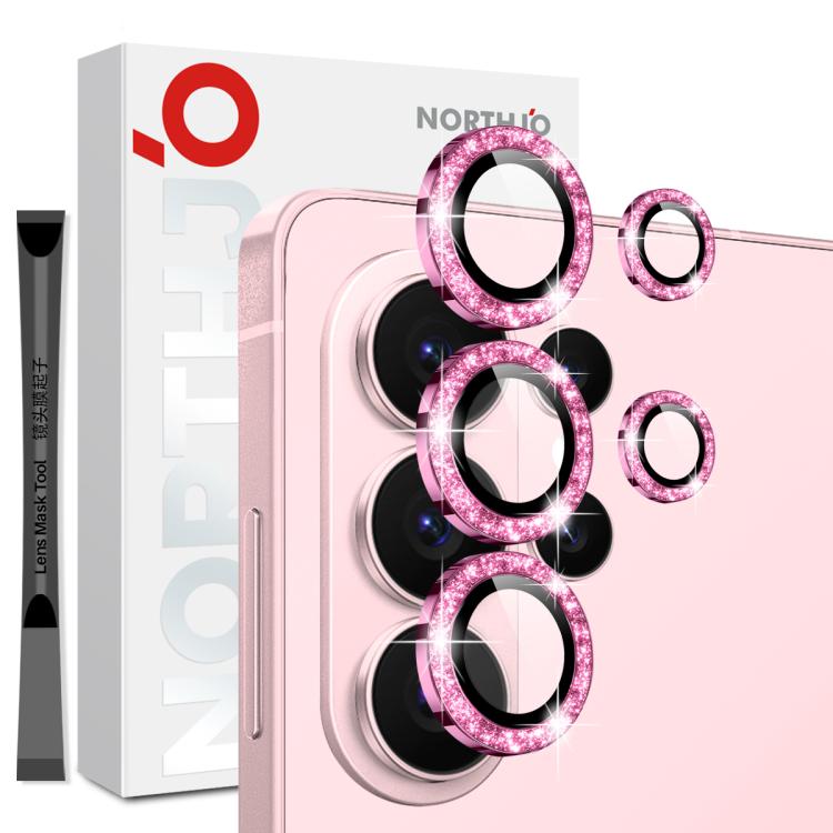 NORTHJO 1 Set Camera Lens Protector Glitter Metal Ring Film, For Samsung Galaxy S26+ 5G, For Samsung Galaxy S26 Ultra 5G, For Samsung Galaxy S26 5G, For Samsung Galaxy S25 Edge 5G, For Samsung Galaxy A26 5G, For Samsung Galaxy S25 5G