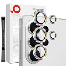 Load image into Gallery viewer, NORTHJO 1 Set Camera Lens Protector Glitter Metal Ring Film, For Samsung Galaxy S26+ 5G, For Samsung Galaxy S26 Ultra 5G, For Samsung Galaxy S26 5G, For Samsung Galaxy S25 Edge 5G, For Samsung Galaxy A26 5G, For Samsung Galaxy S25 5G