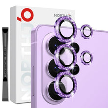 Load image into Gallery viewer, NORTHJO 1 Set Camera Lens Protector Glitter Metal Ring Film, For Samsung Galaxy S26+ 5G, For Samsung Galaxy S26 Ultra 5G, For Samsung Galaxy S26 5G, For Samsung Galaxy S25 Edge 5G, For Samsung Galaxy A26 5G, For Samsung Galaxy S25 5G