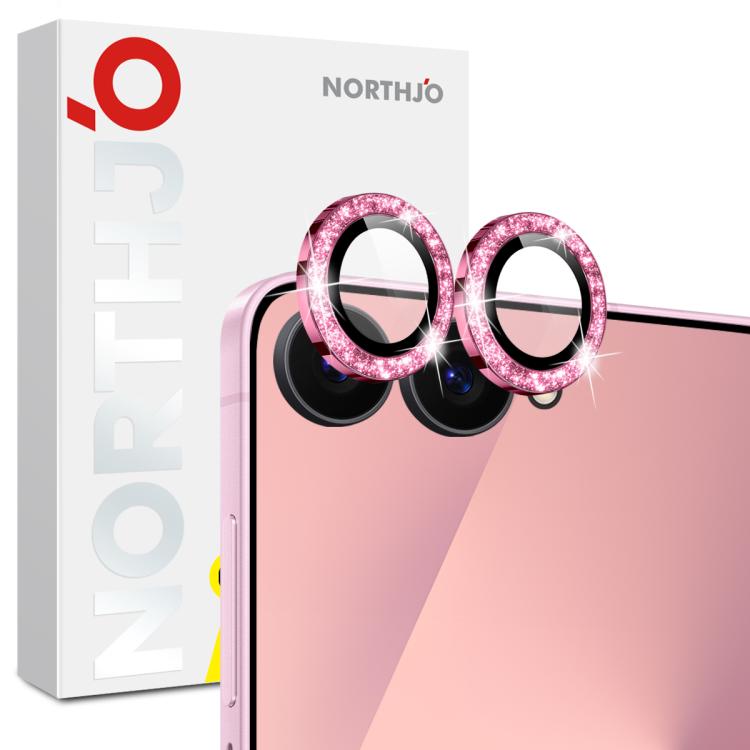 NORTHJO 1 Set Camera Lens Protector Glitter Metal Ring Film, For Galaxy Z Flip7 5G, For Samsung Galaxy S25 Edge 5G, For Samsung Galaxy A26 5G, For Samsung Galaxy S25 5G, For Samsung Galaxy S25+ 5G, For Samsung Galaxy S25 Ultra 5G