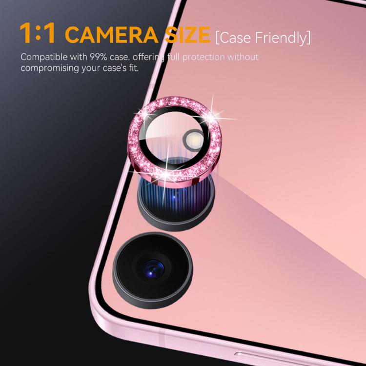 NORTHJO 1 Set Camera Lens Protector Glitter Metal Ring Film, For Galaxy Z Flip7 5G, For Samsung Galaxy S25 Edge 5G, For Samsung Galaxy A26 5G, For Samsung Galaxy S25 5G, For Samsung Galaxy S25+ 5G, For Samsung Galaxy S25 Ultra 5G