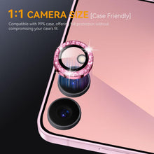 Load image into Gallery viewer, NORTHJO 1 Set Camera Lens Protector Glitter Metal Ring Film, For Galaxy Z Flip7 5G, For Samsung Galaxy S25 Edge 5G, For Samsung Galaxy A26 5G, For Samsung Galaxy S25 5G, For Samsung Galaxy S25+ 5G, For Samsung Galaxy S25 Ultra 5G